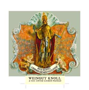 L'étiquette méga-baroque des vins d'Emmerich Knoll (Wachau, Autriche)